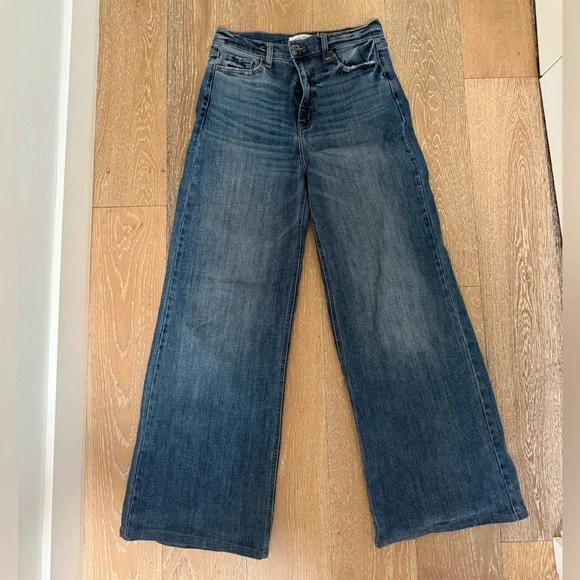 Carly Jean Los Angeles Holland Wide Leg Jeans - Picture 1 of 7